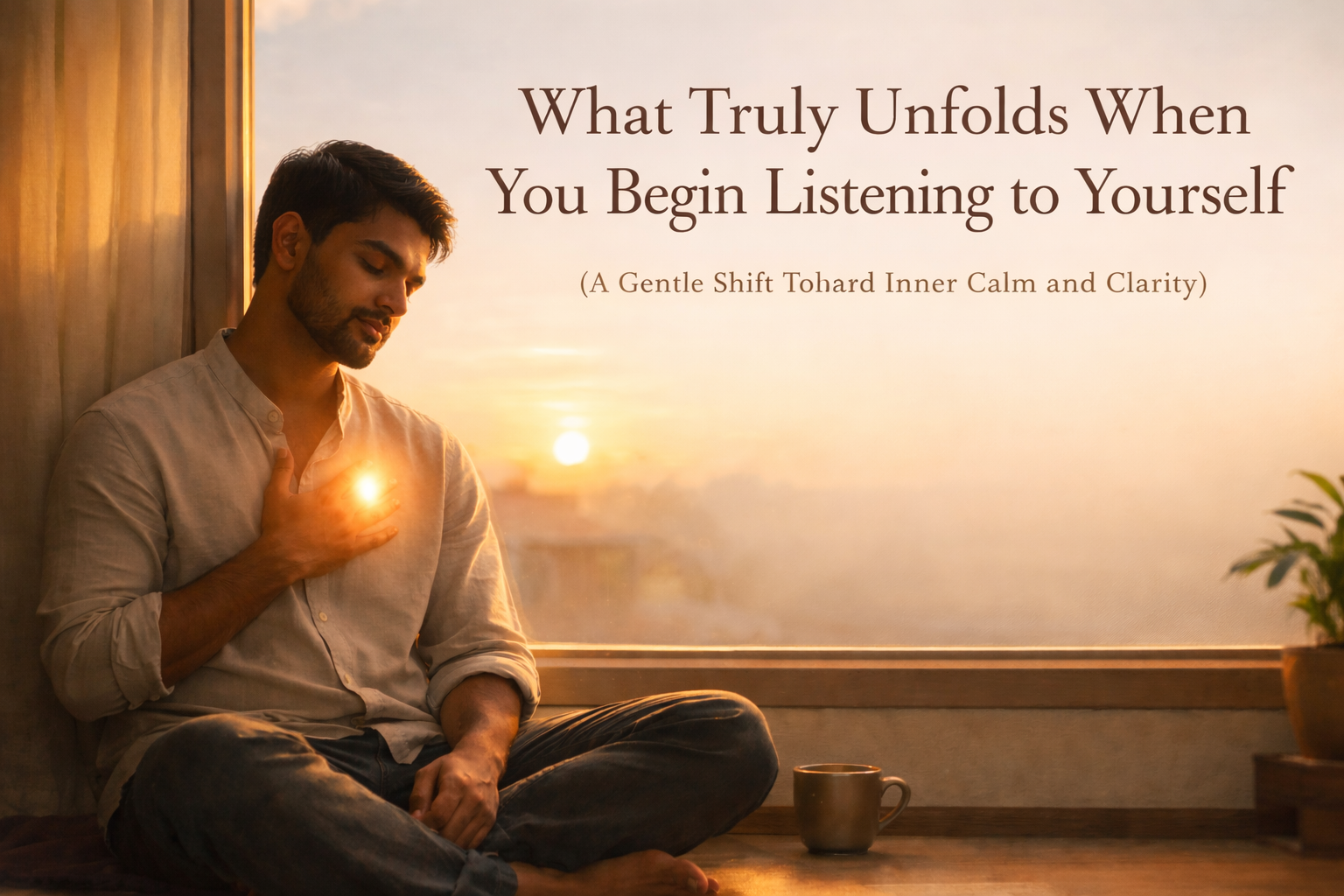 What truly happens when you begin listening to yourself? Often, the answers, clarity, and peace we search for outside already exist within us. Yet in the middle of busy schedules, family expectations, work pressure, and constant noise, many people ignore their own inner voice.  This blog explores the quiet transformations that unfold when you start paying attention to your thoughts, feelings, instincts, and emotional needs. From clearer decisions and reduced overthinking to stronger self-trust and emotional balance, listening to yourself can gently change the way you experience life.  You’ll also discover simple practices to reconnect with yourself, such as journaling, mindful pauses, body awareness, and creating moments of silence. If you’ve been feeling confused, mentally drained, or disconnected, this guide offers a calm reminder that clarity begins within.  Sometimes the most important relationship you can build is the one with yourself.