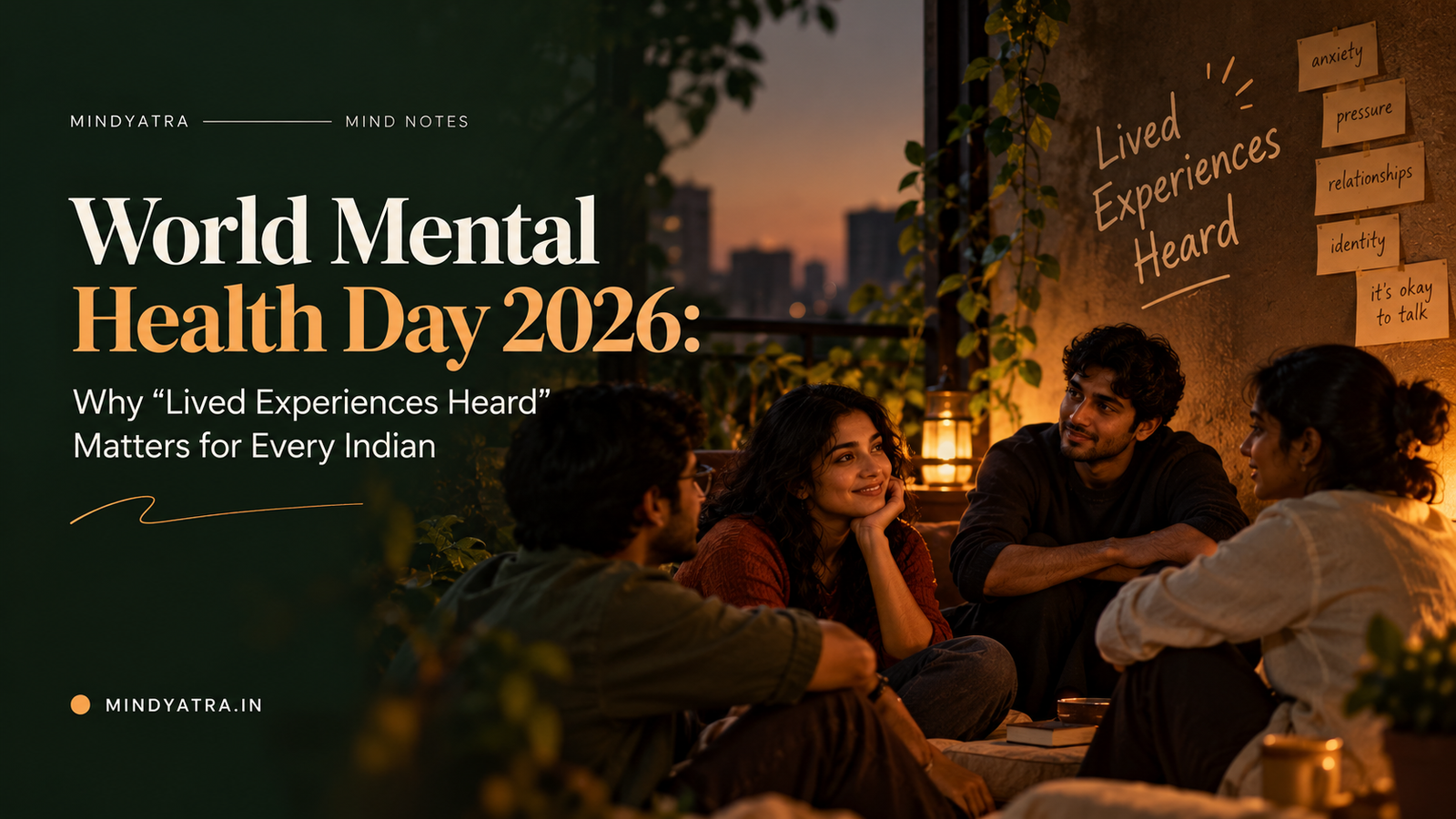 World Mental Health Day is on 10 - MindYatra Blog