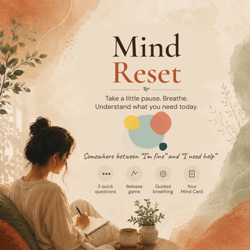 Mind Reset - a free 3–5 minute check-in